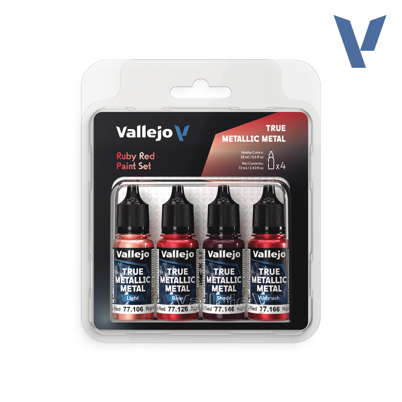 Vallejo: Ruby Red Paint Set