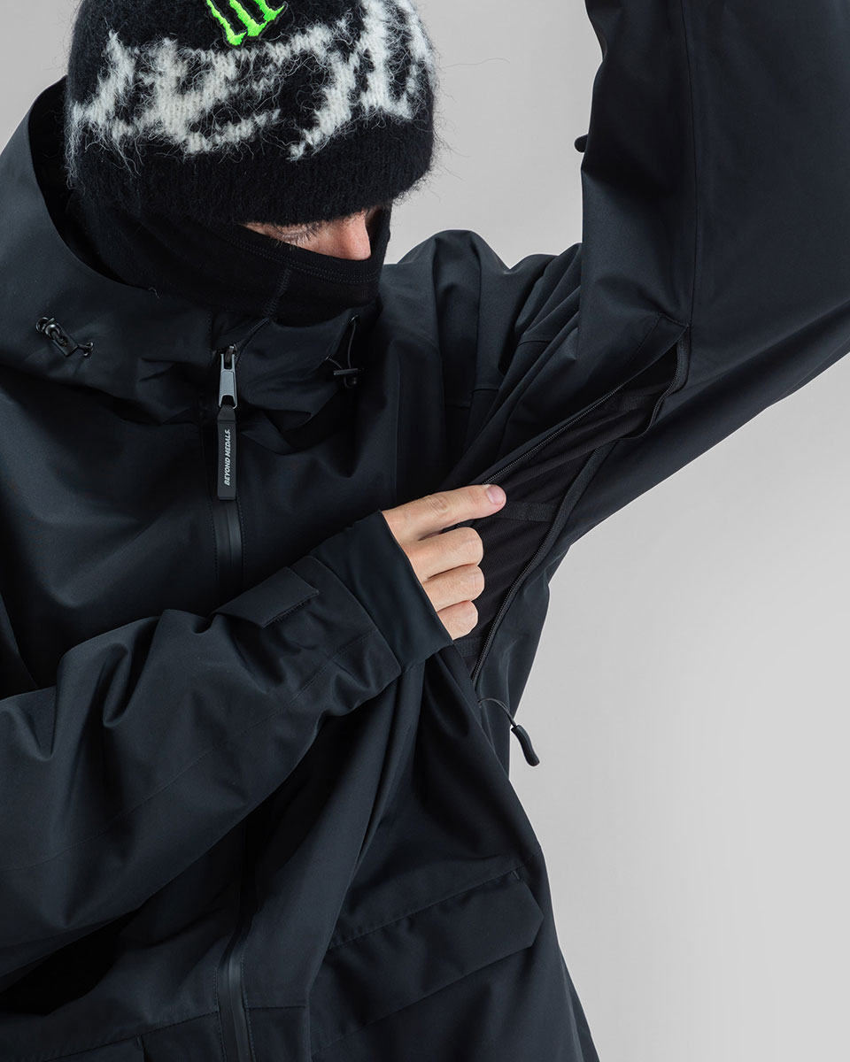 Beyond Medals Snowboardjacka - Nostalgia Jacket 2L Black - 12
