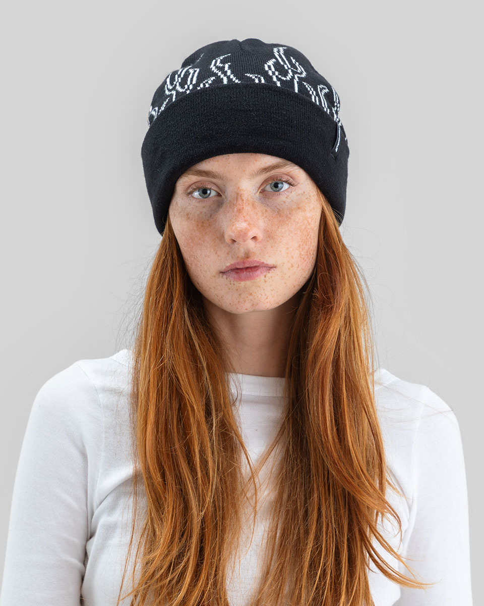Beyond Medals Mössa - 00s Flame Beanie Black - 4