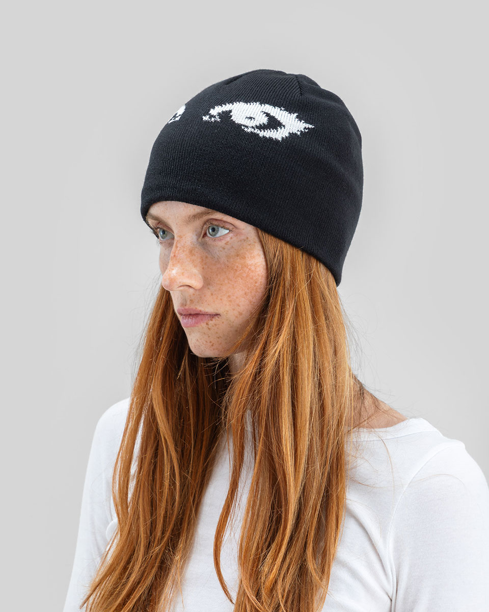 Beyond Medals Mössa - Jacquard Beanie Eyes Black - 4