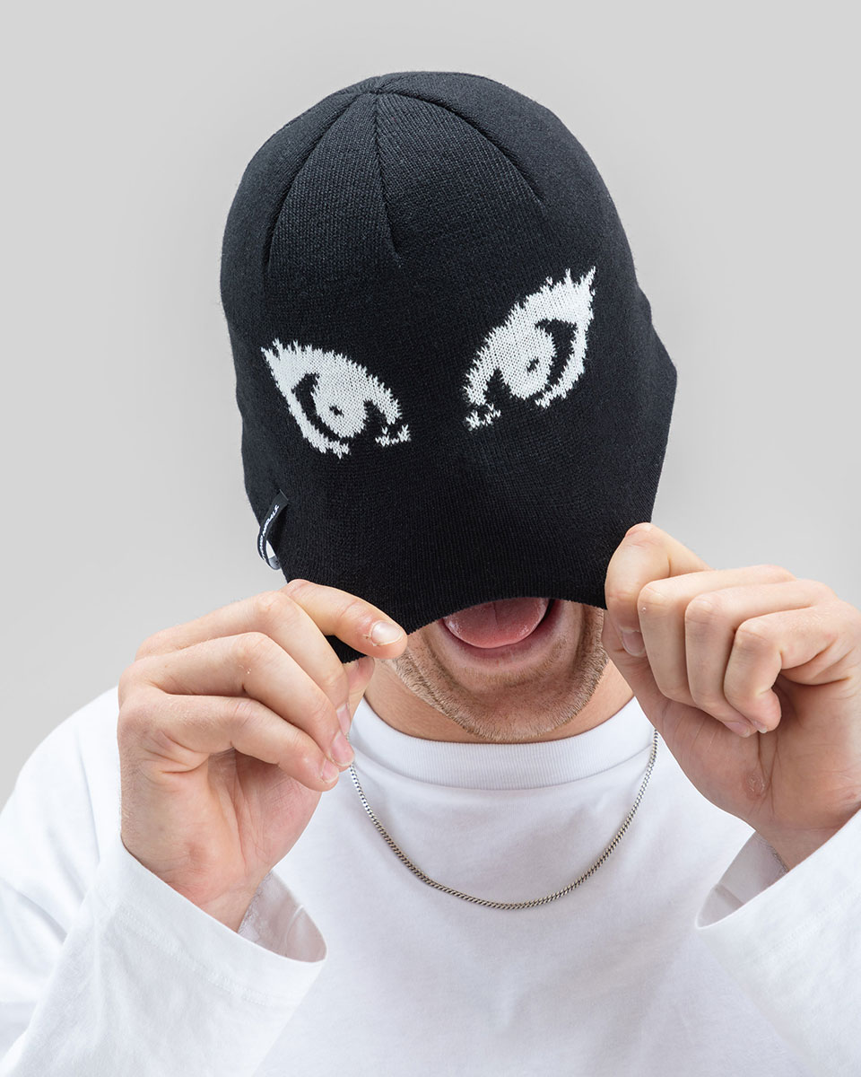 Beyond Medals Mössa - Jacquard Beanie Eyes Black - 5