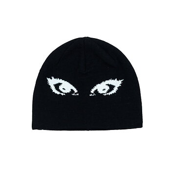 Beyond Medals Mössa - Jacquard Beanie Eyes Black