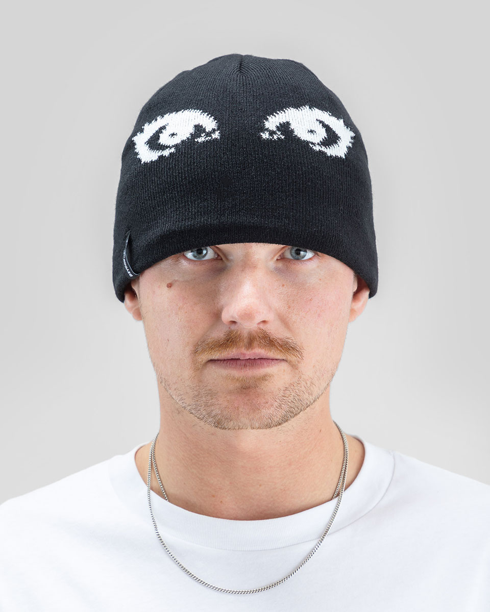 Beyond Medals Mössa - Jacquard Beanie Eyes Black - 2