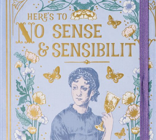 Anteckningsbok Jane Austen i A5 – Lila med linjerade blad - 2