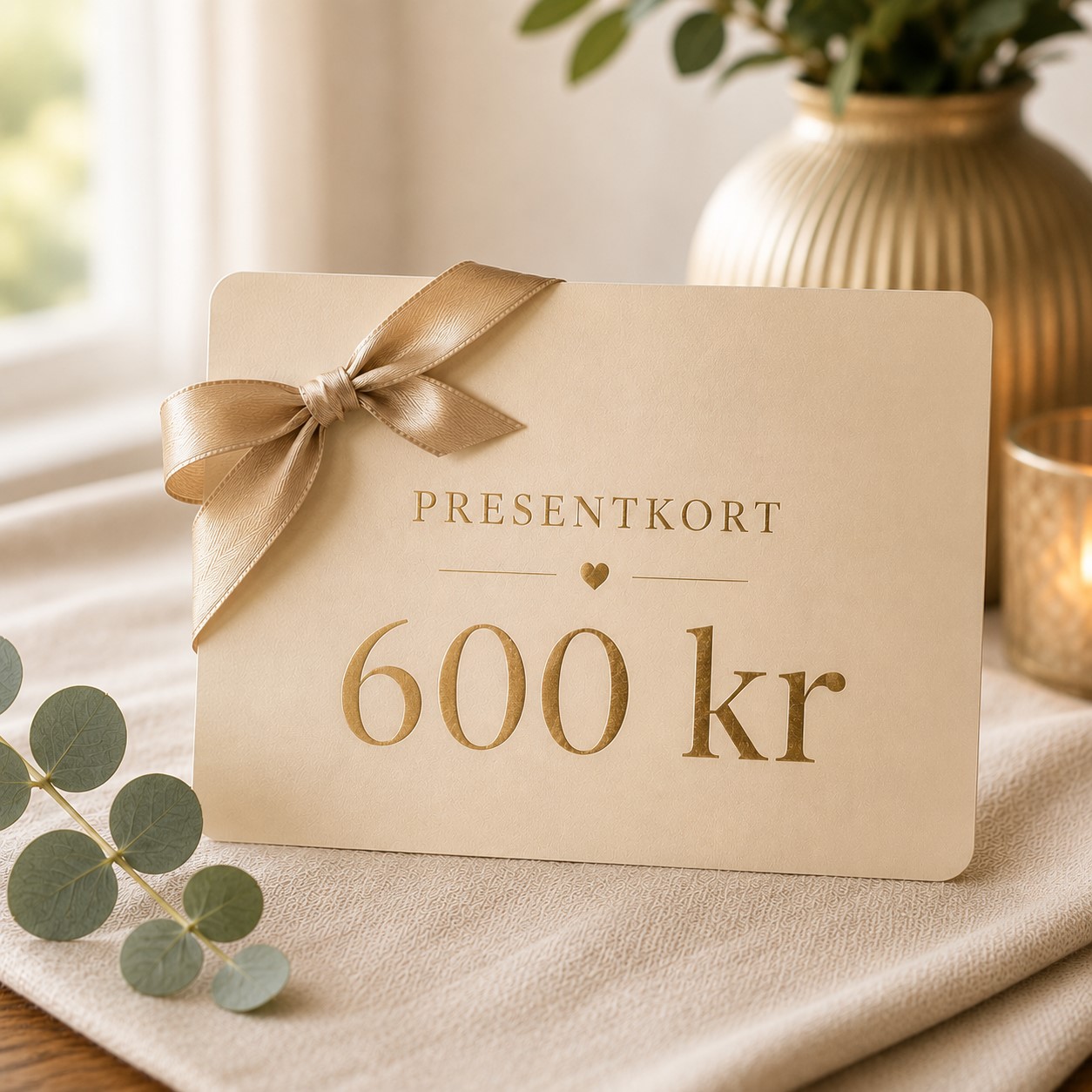 Presentkort 600 kr