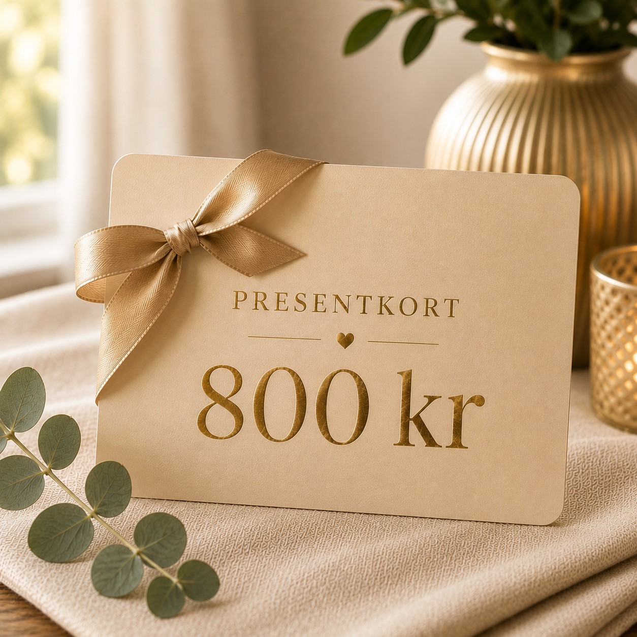Presentkort 800 kr