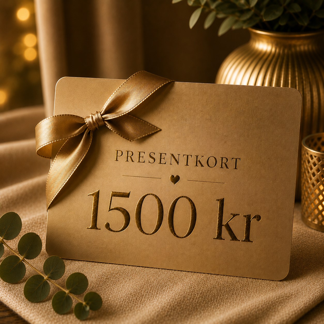 Presentkort 1500 kr