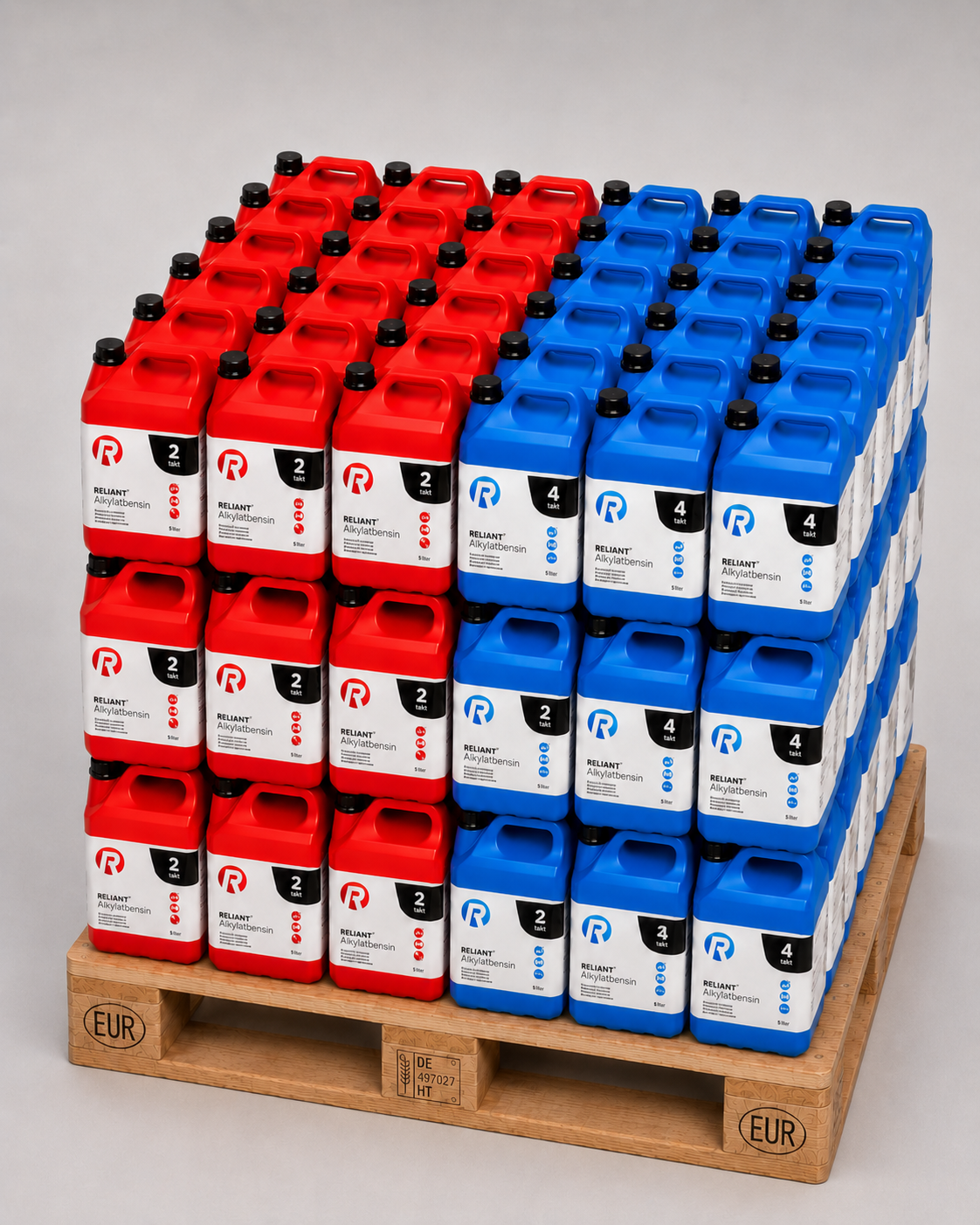 Reliant Alkylatbensin Delad pall 5L (54 dunk 2T + 54 dunk 4T) – 540 L