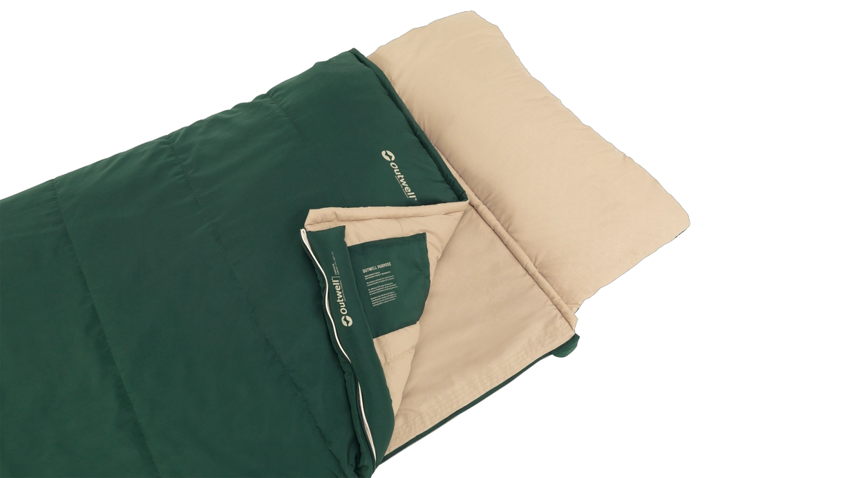 Outwell Contour Prime Green "L" | Schlafsack | Frühling, Sommer, Herbst - 4