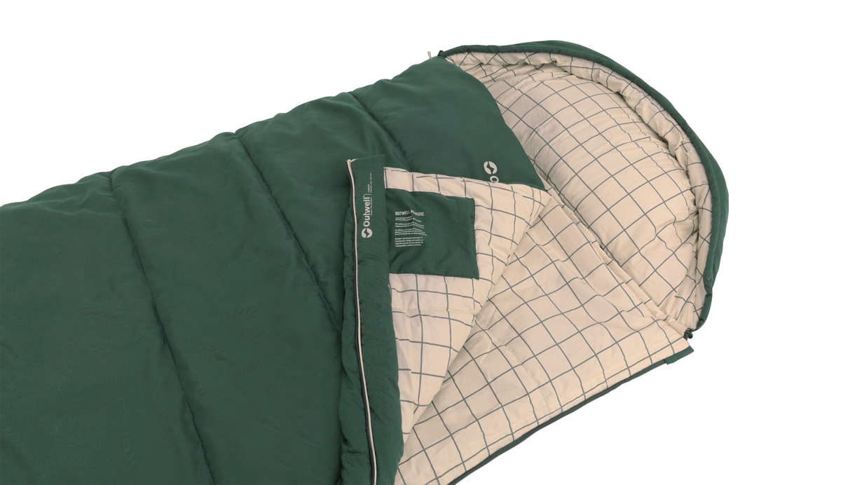 Outwell Camper Prime Green „L“ | Schlafsack | Frühling, Sommer, Herbst - 4