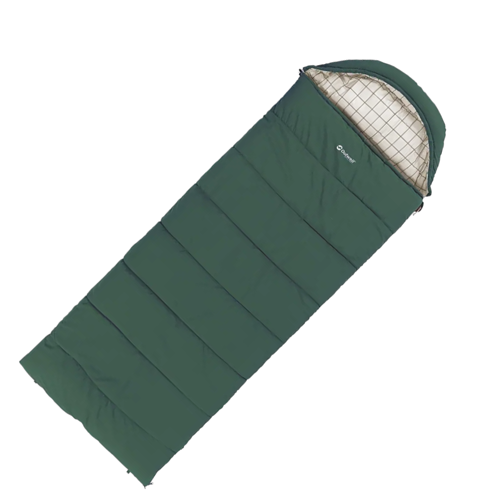 Outwell Camper Prime Green „L“ | Schlafsack | Frühling, Sommer, Herbst
