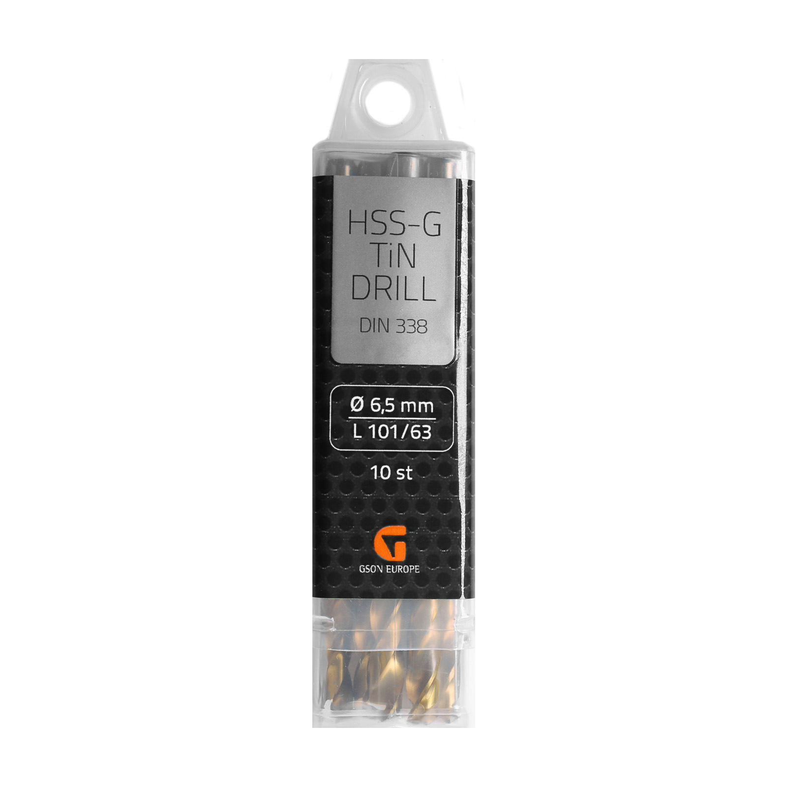 HSS-G TIN DRILL 3,2 MM 10ST - 2