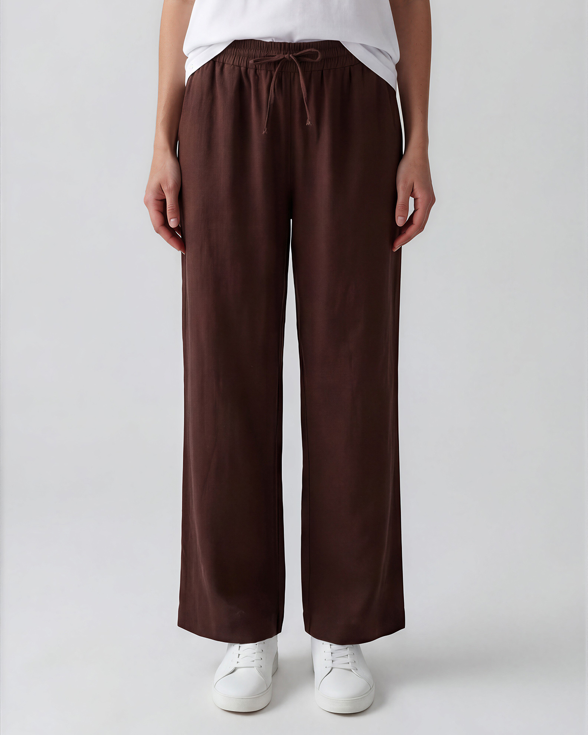 Byxa Lava linnemix coffee bean brun