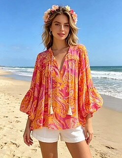 Maja Pattern Orange
