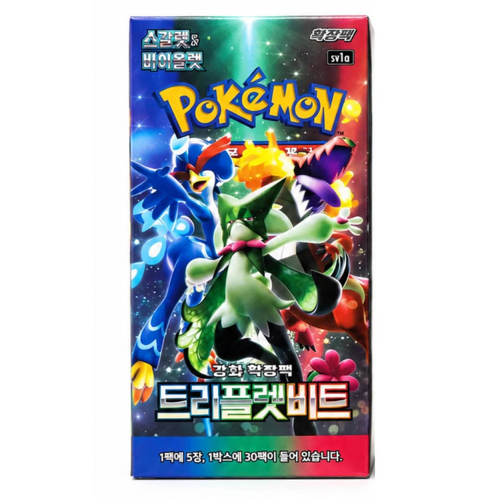 Pokémon Cards Triple Beat SV1a Korean Booster Box 30-pack