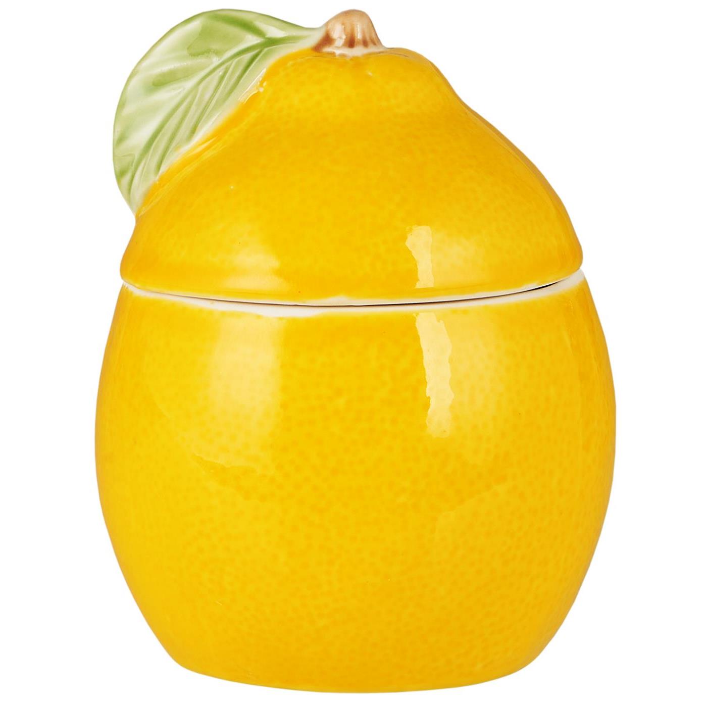 Citron Burk med lock - 2