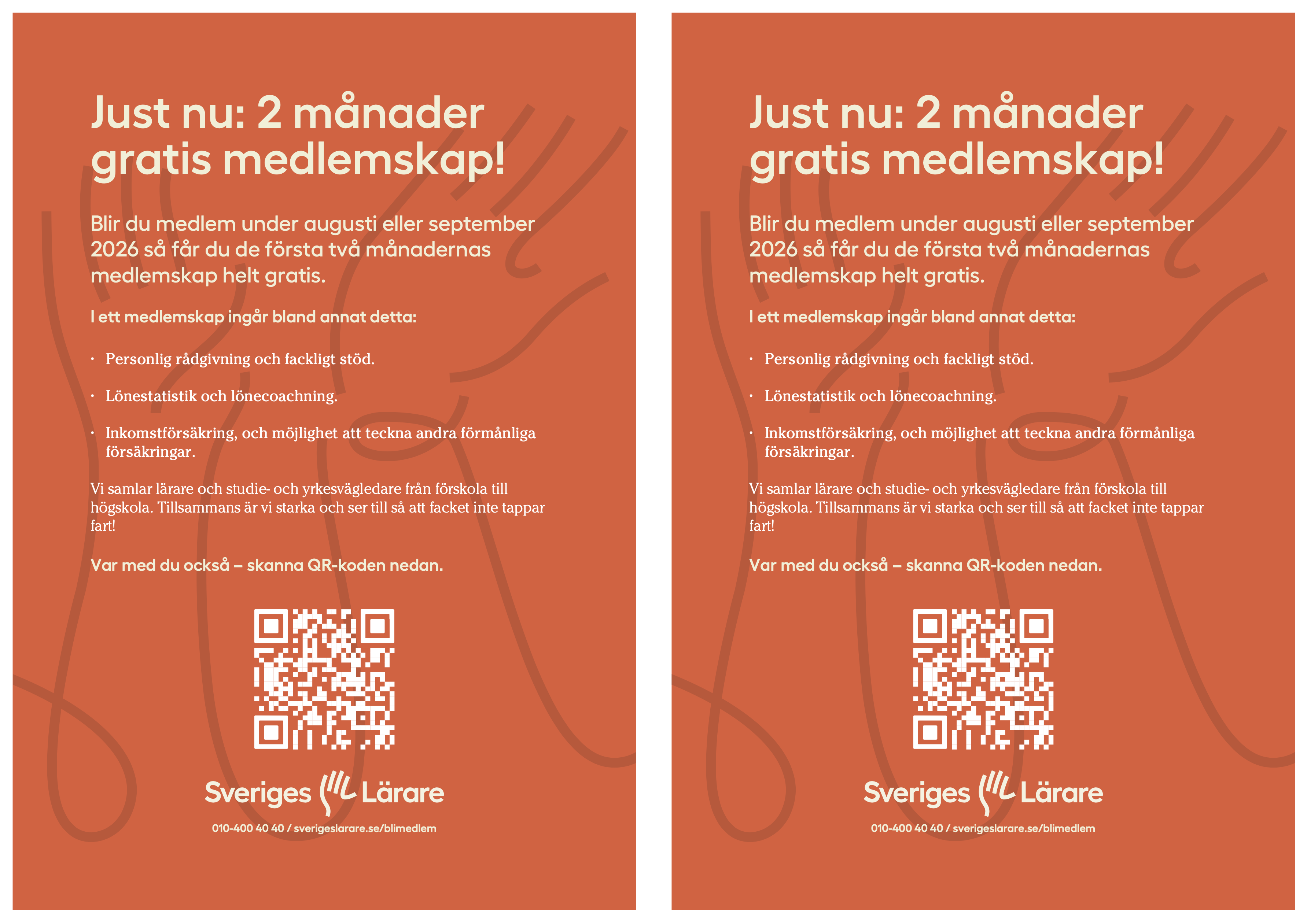 Just nu: 2 månaders gratis medlemskap! – flyer