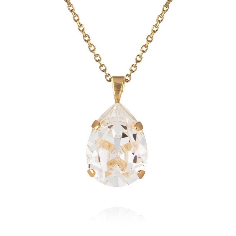 Caroline Svedbom Mini Drop Necklace Crystal
