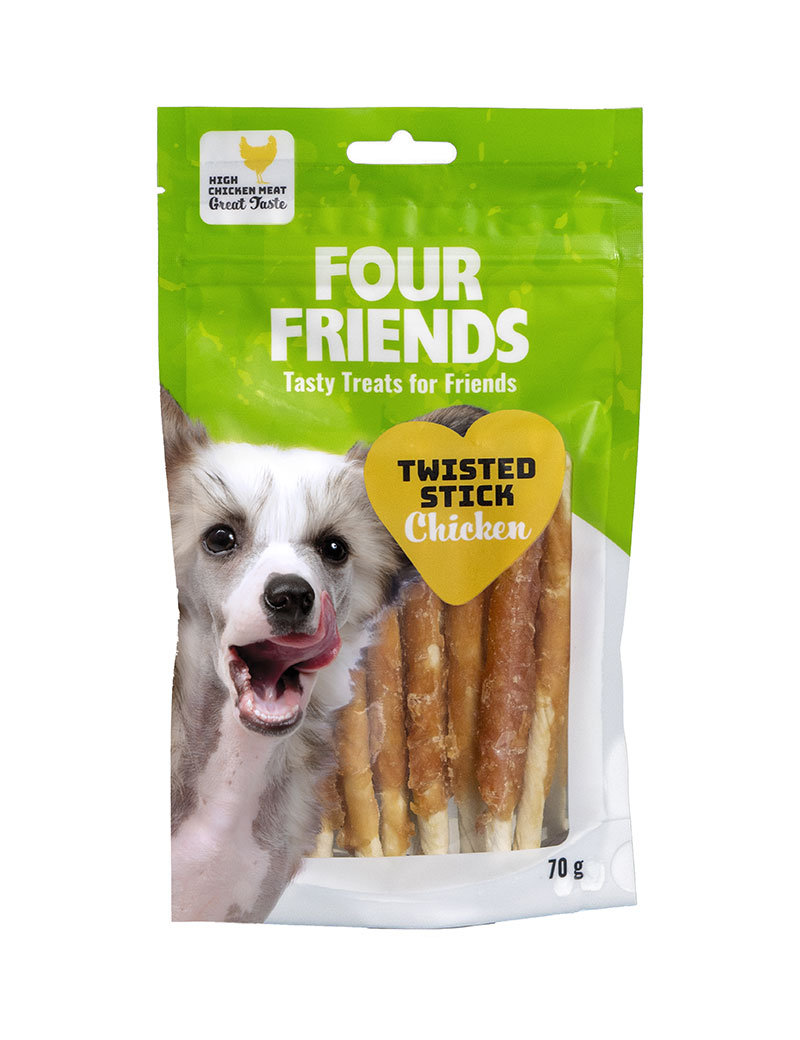 FourFriends Twisted Stick Chicken 12,5cm OBS UTGÅTT DATUM!