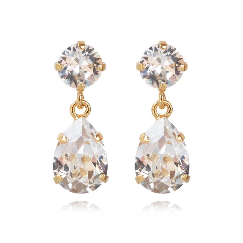 Caroline Svedbom Mini Drop Earrings Crystal