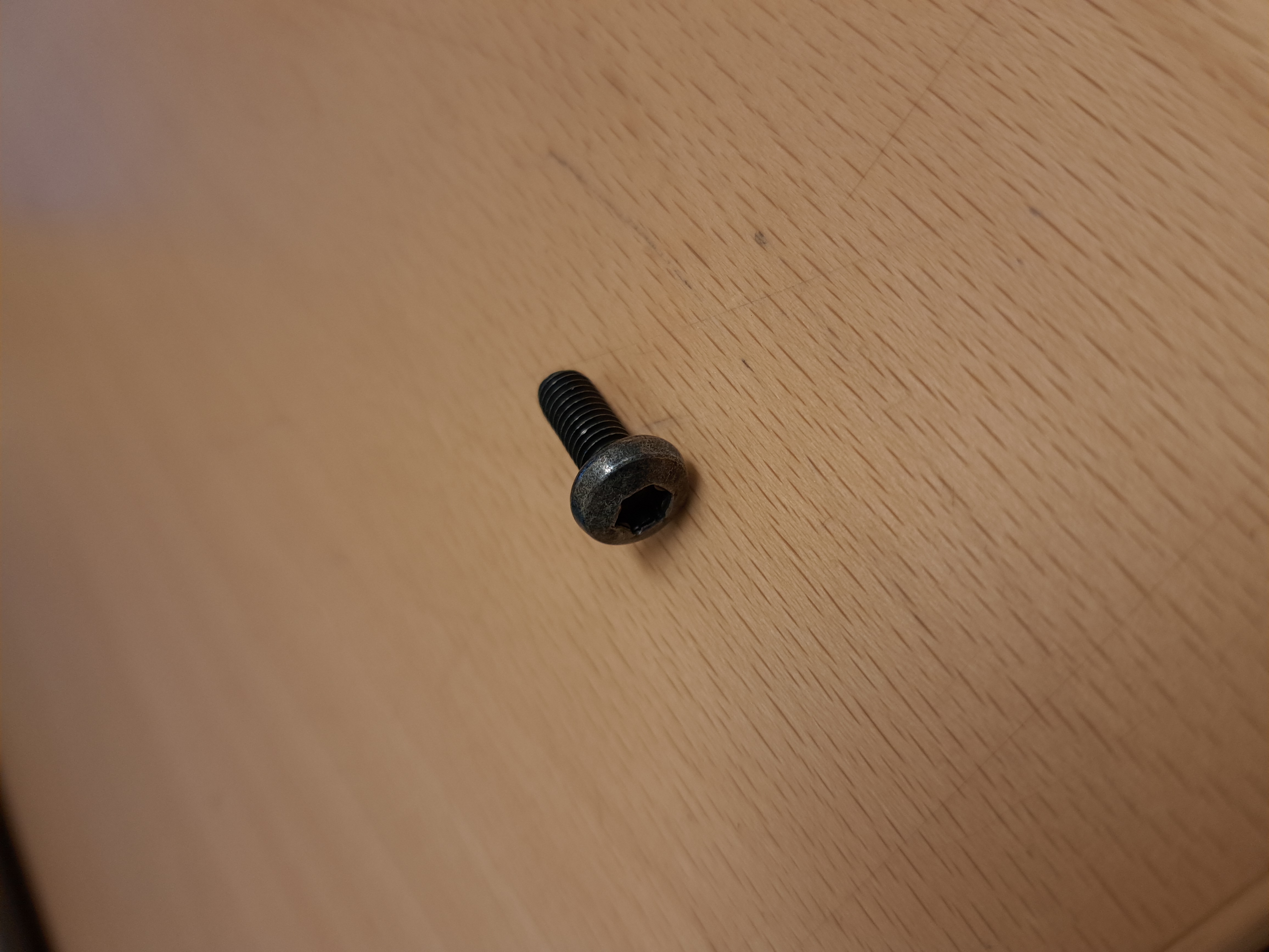Six point socket screw