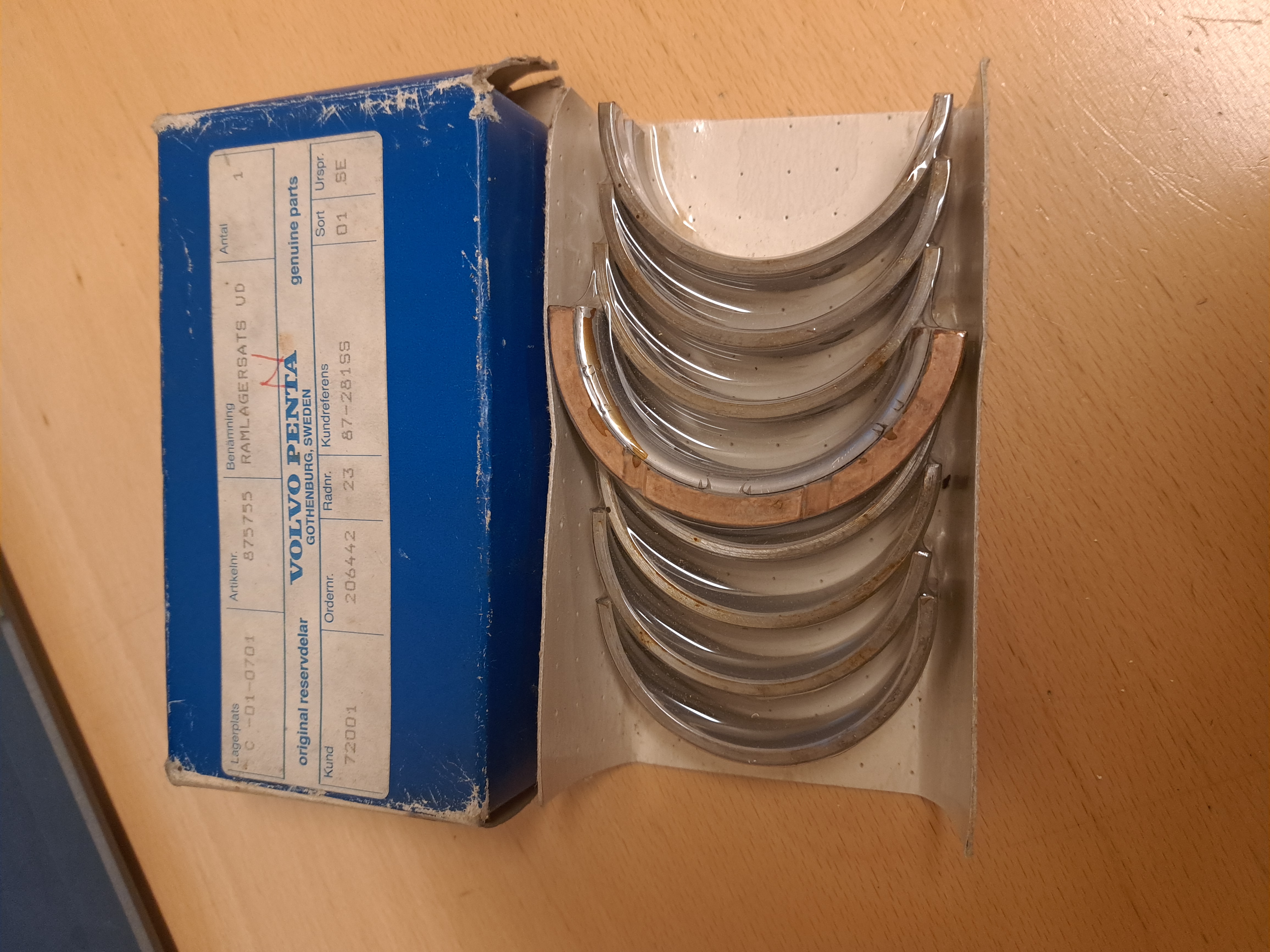 Main bearing kit
