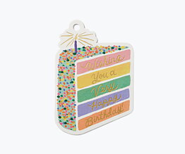 Cake Slice Die-Cut Gift Tags
