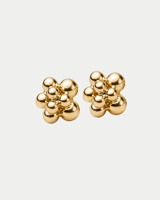 BOW19 Bead Multi Studs Gold