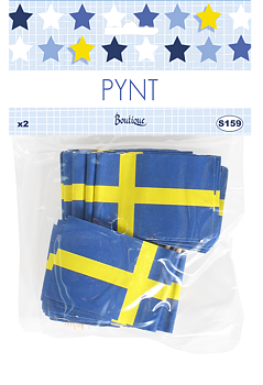 Tandpetare med Svenska Flaggan