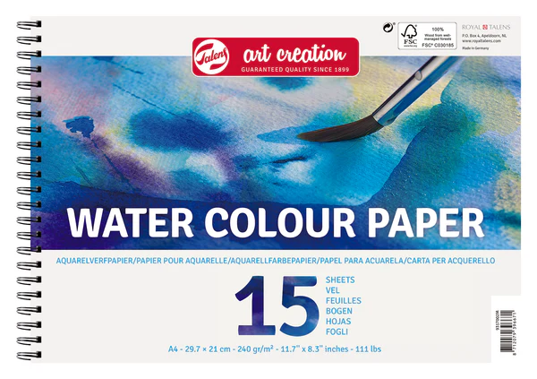 Akvarellpapper Art Creation Watercolour paper blocks A4
