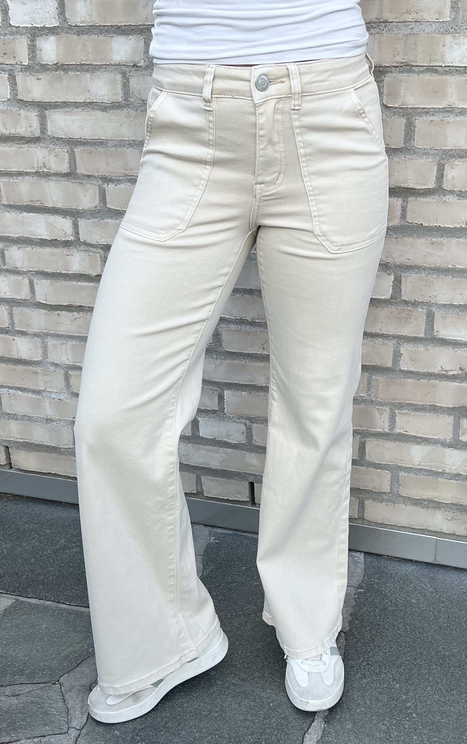 Toxik Stretchjeans Rak Beige
