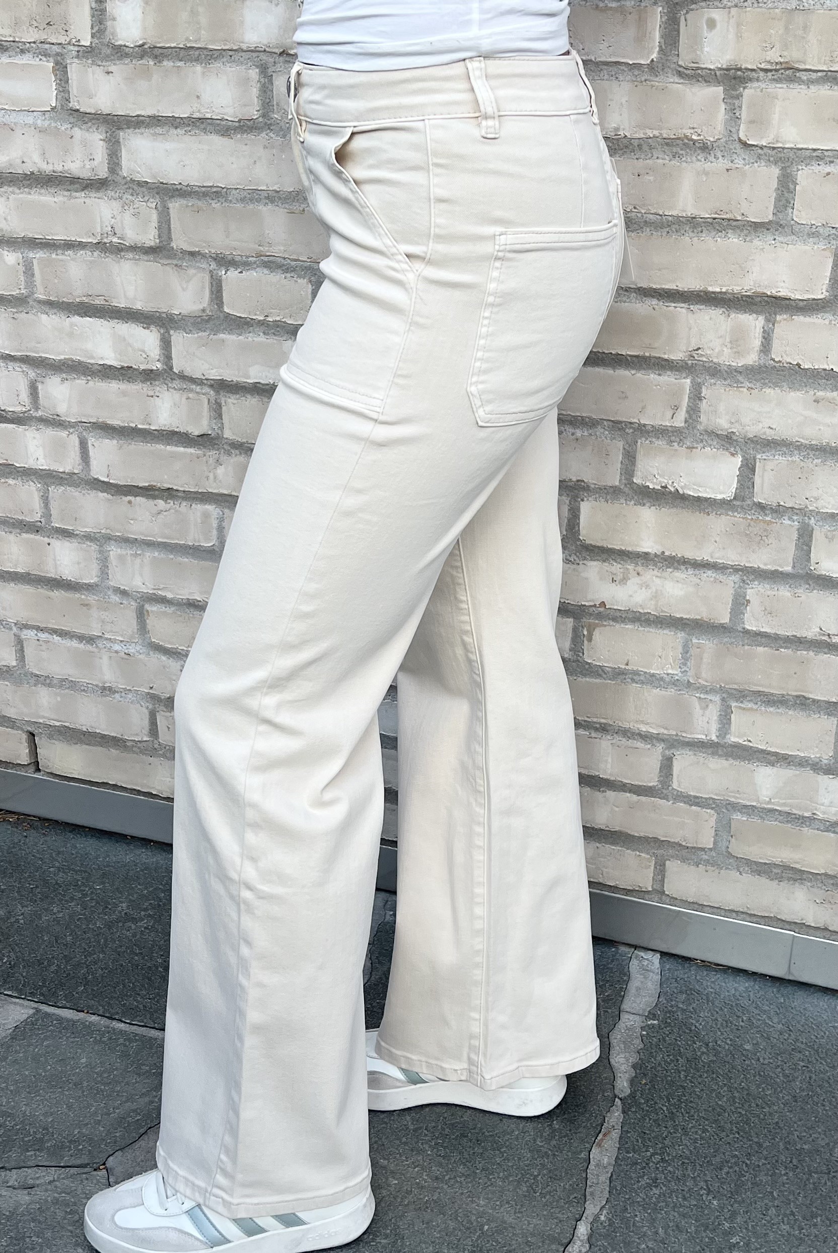 Toxik Stretchjeans Rak Beige - 2