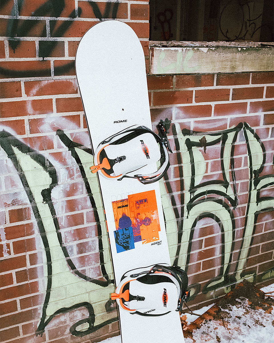 Rome Snowboardbindning - Mens Volt FASE Stone - 9