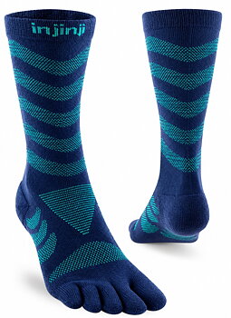 Injinji Women's Ultra Run Crew Poseidon