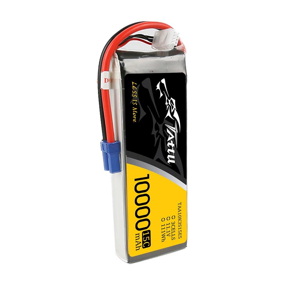 GensAce Tattu 10000mAh 11.1V 15C 3S Lipo Battery Pack - 4