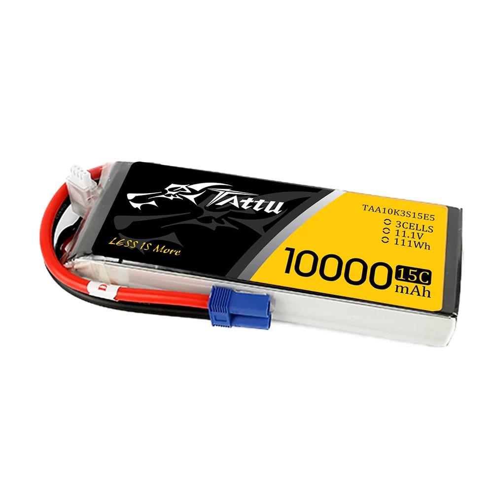 GensAce Tattu 10000mAh 11.1V 15C 3S Lipo Battery Pack - 3