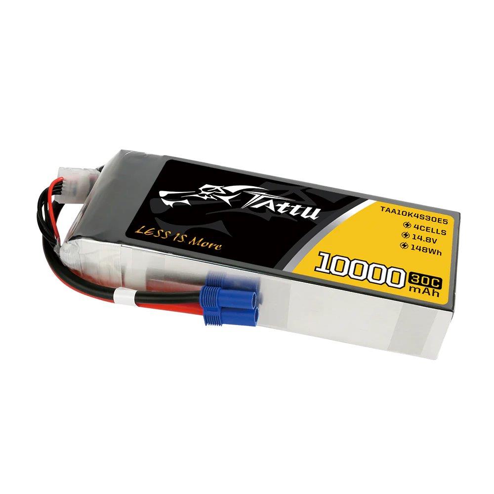 GensAce Tattu 10000mAh 14.8V 30C 4S1P Lipo Battery Pack with EC5 - 3