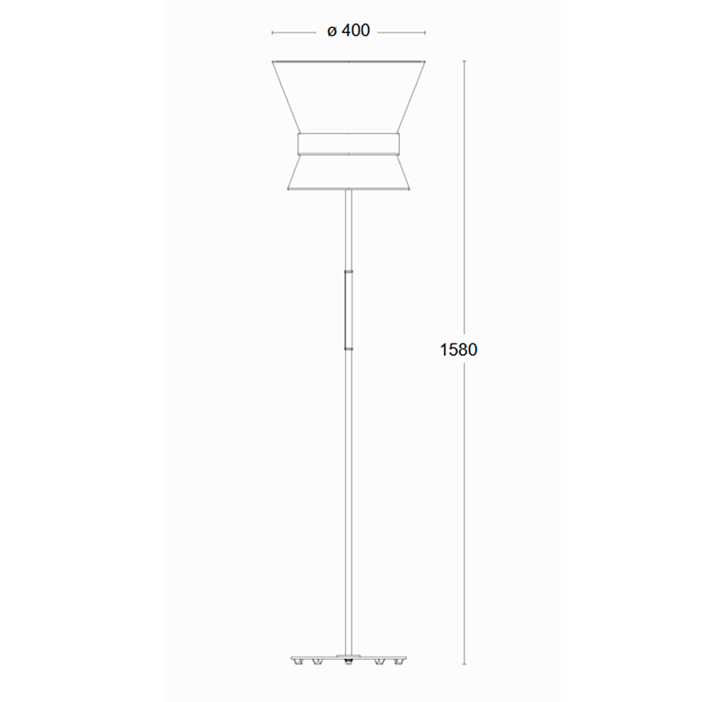Bow Golvlampa Stor (flera färger) - Örsjö Belysning - 6
