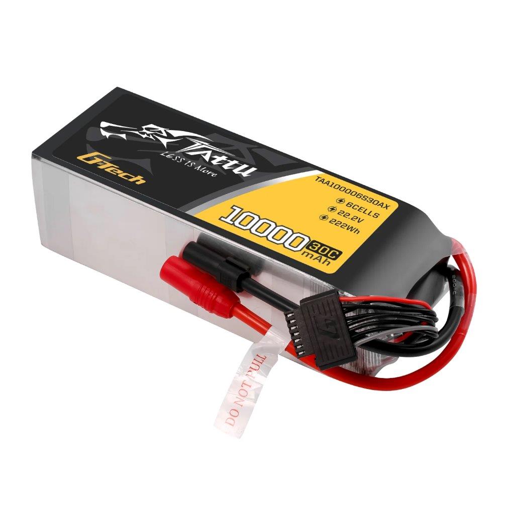 GensAce Tattu 10000mah 22.2V 30C 6S1P Lipo Battery Pack with AS150+XT150 Plug - 3