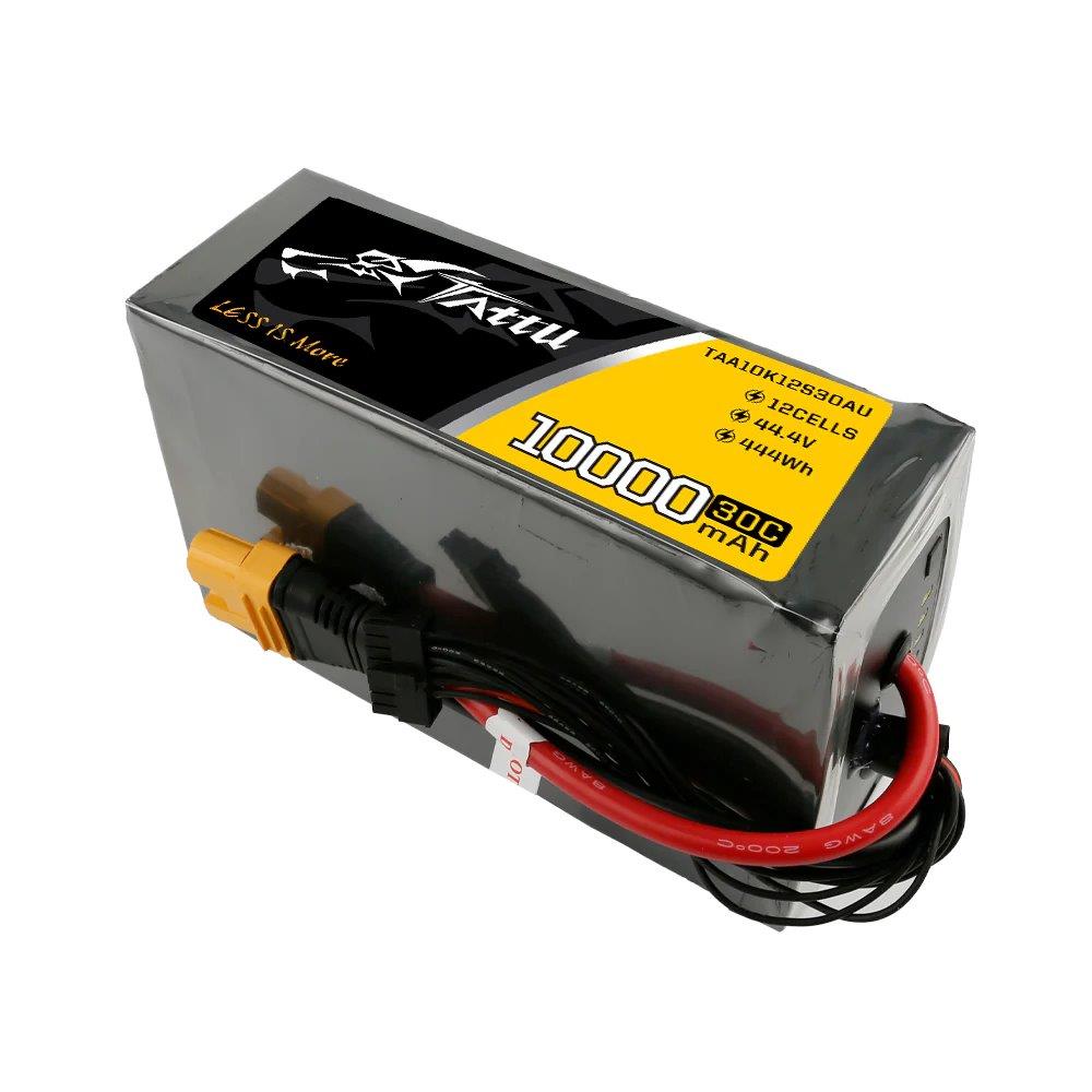 GensAce Tattu 10000mAh 44.4V 30C 12S1P Lipo Battery Pack with AS150U plug - 3