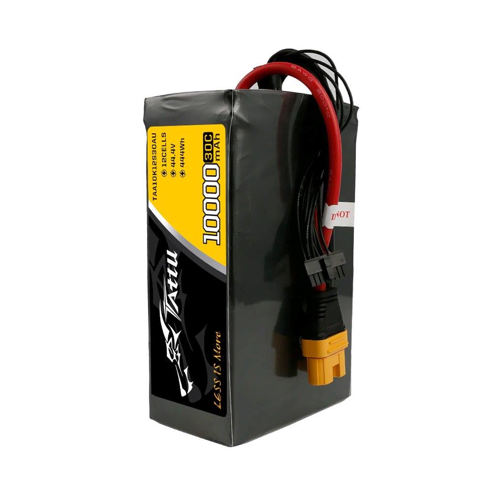 GensAce Tattu 10000mAh 44.4V 30C 12S1P Lipo Battery Pack with AS150U plug - 4