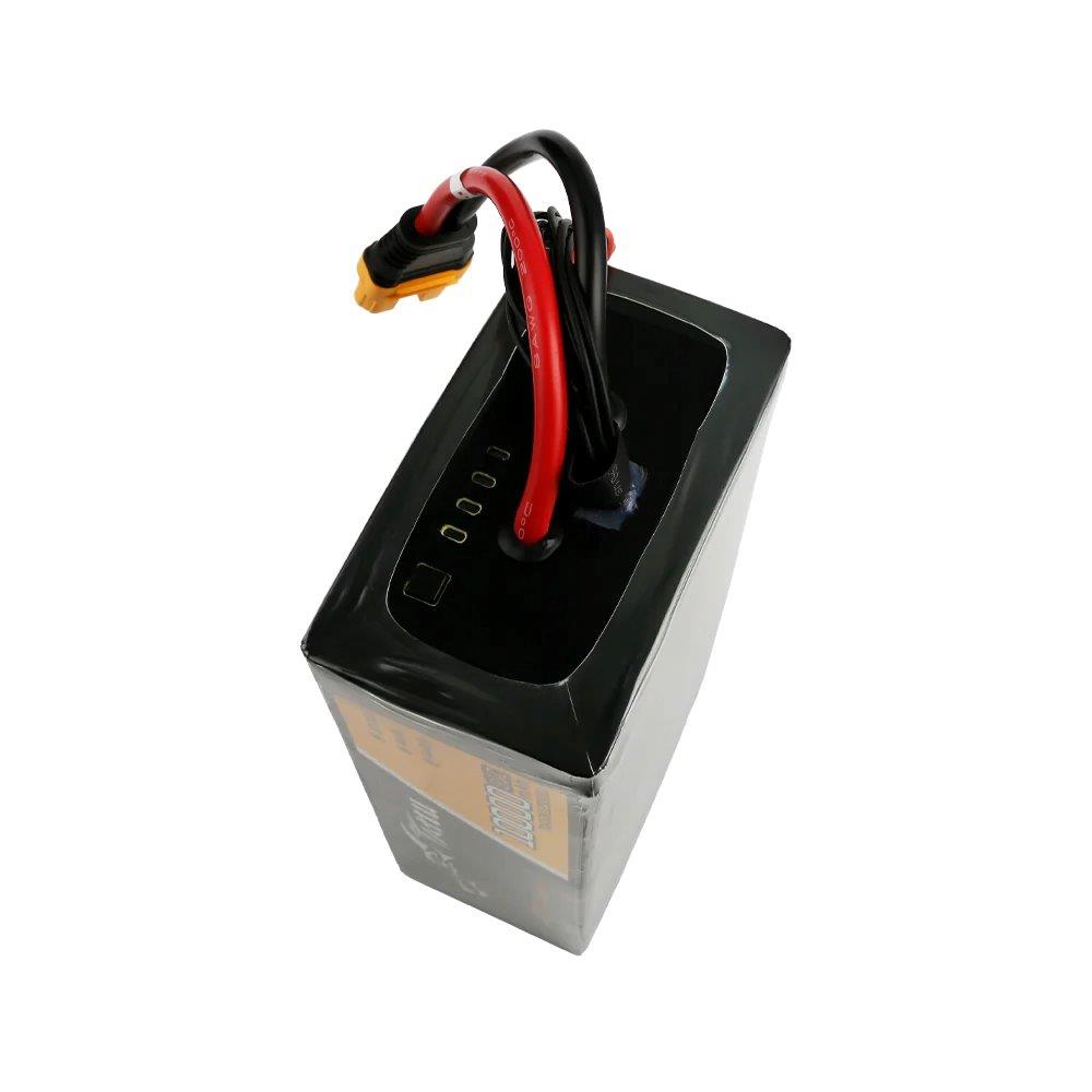 GensAce Tattu 10000mAh 44.4V 30C 12S1P Lipo Battery Pack with AS150U plug - 5