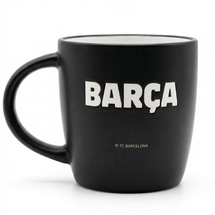 FC Barcelona Mugg Keramik Svart - 3