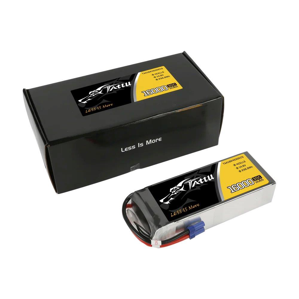 GensAce Tattu 16000mAh 14.8V 30C 4S1P Lipo Battery Pack with EC5 - 3