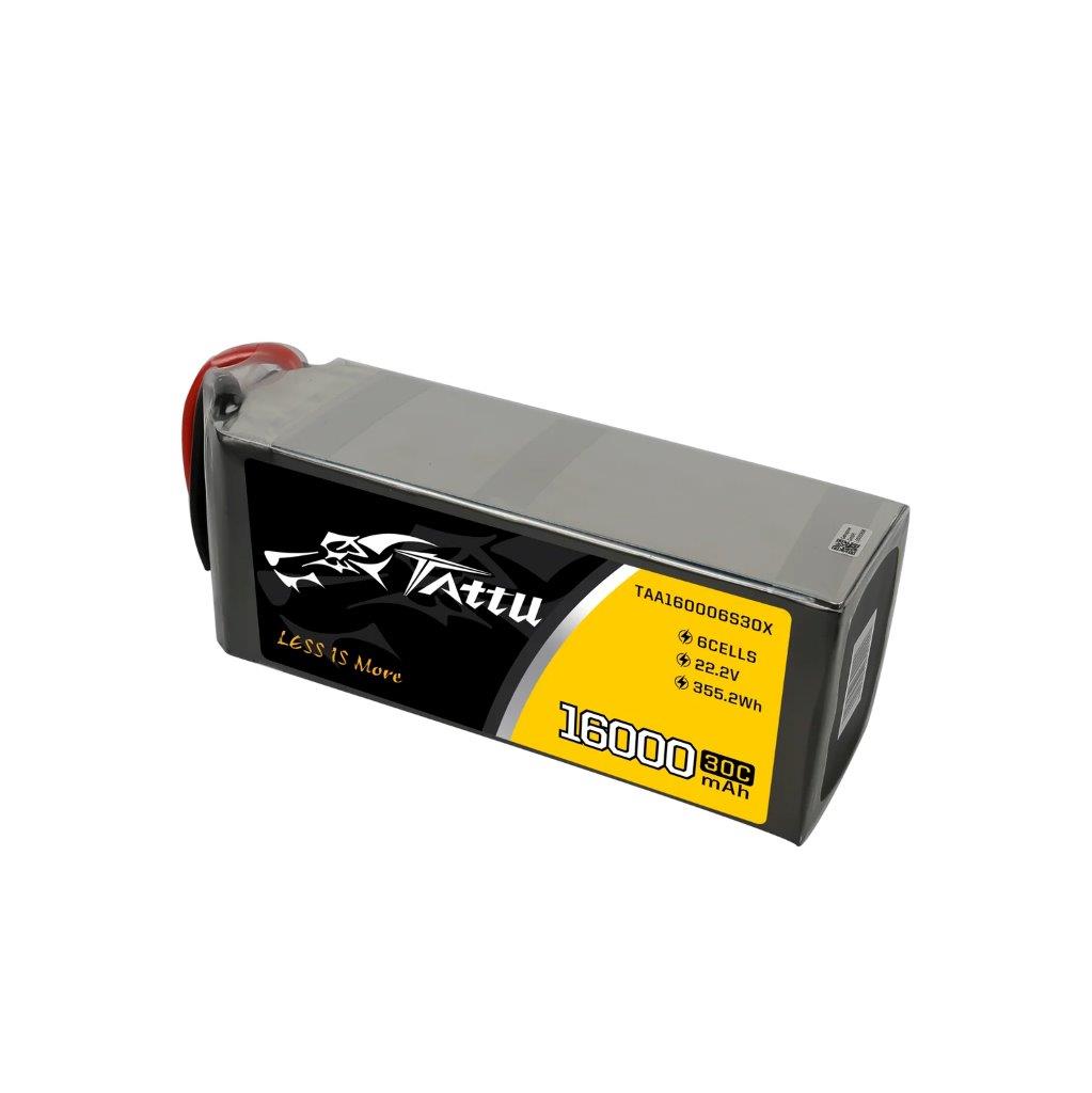 GensAce Tattu 16000mAh 22.2V 30C 6S1P LiPo Battery Pack with XT90 Anti-sparkPlug - 3