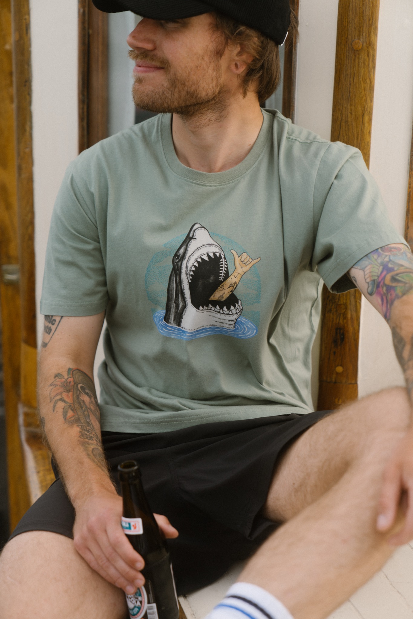 Lakor Shark Shaka T-shirt Sea Spray - 3
