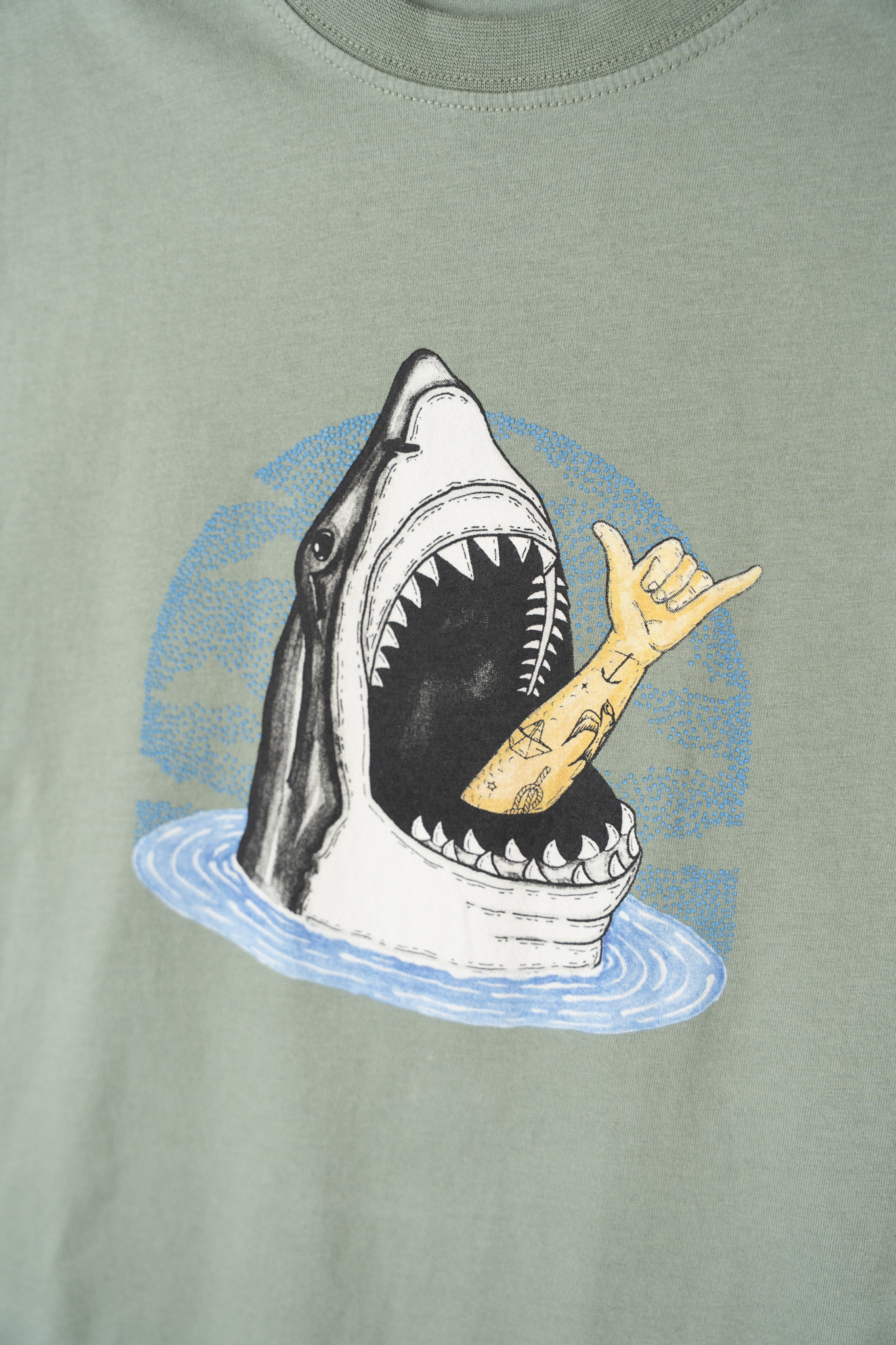 Lakor Shark Shaka T-shirt Sea Spray - 2