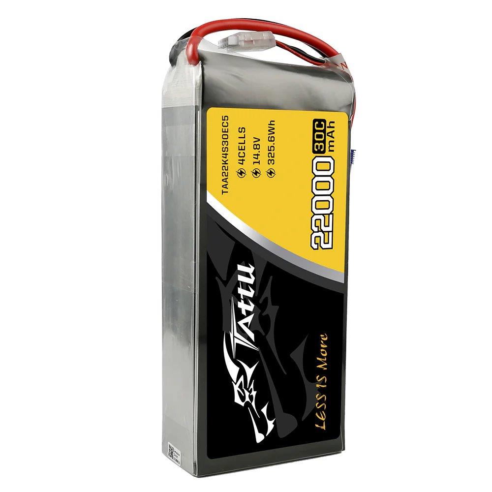 GensAce Tattu 22000mAh 14.8V 30C 4S1P Lipo Battery Pack with EC5 - 2