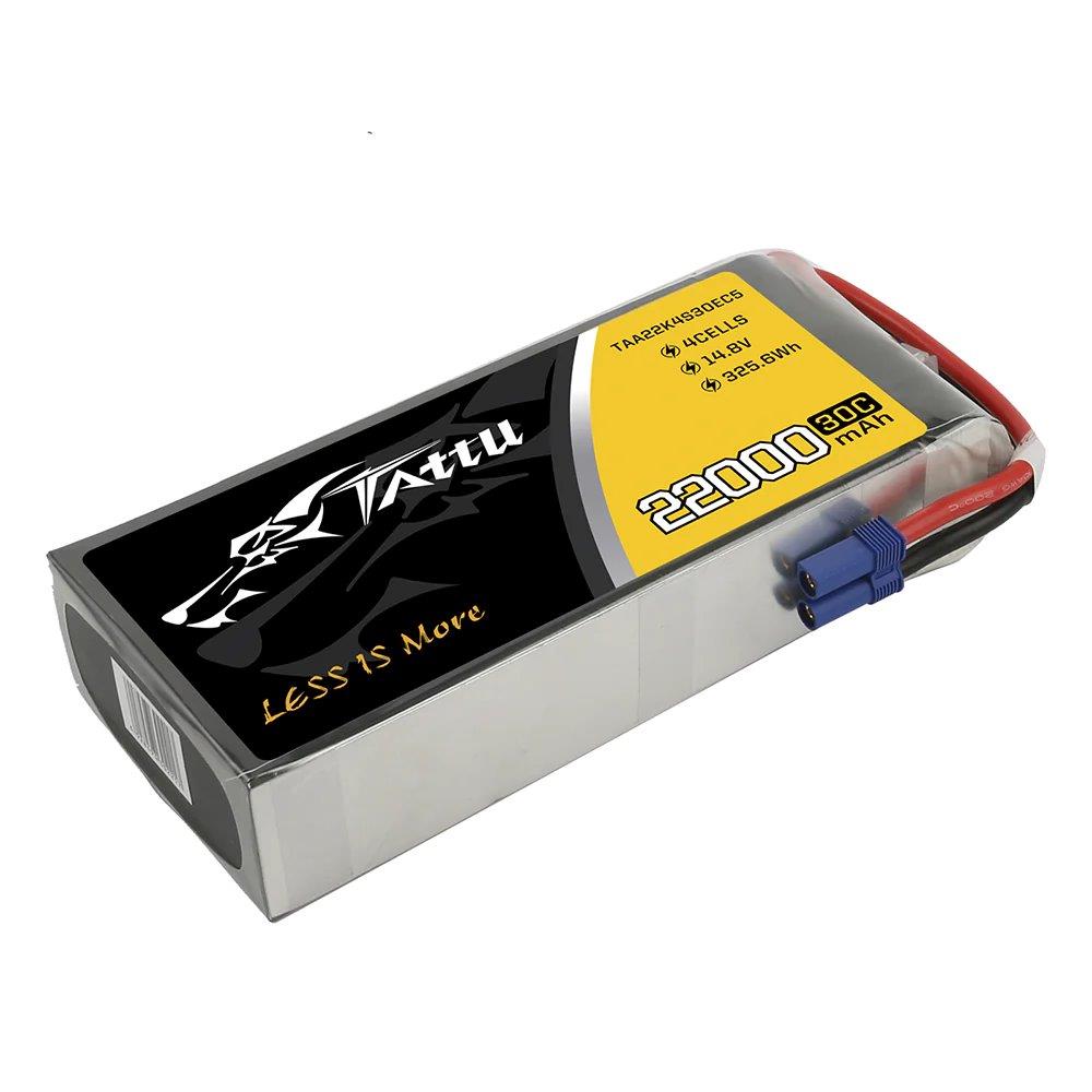 GensAce Tattu 22000mAh 14.8V 30C 4S1P Lipo Battery Pack with EC5 - 4