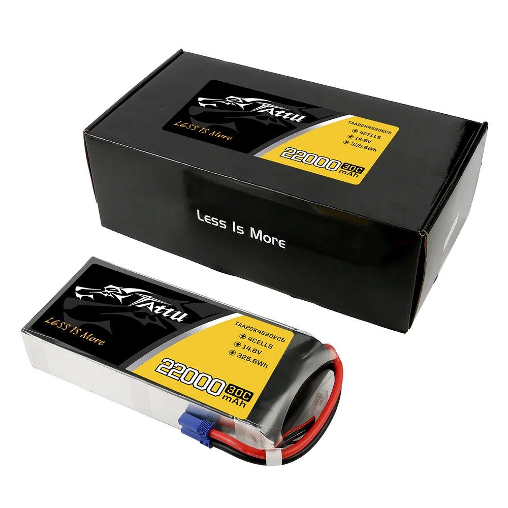 GensAce Tattu 22000mAh 14.8V 30C 4S1P Lipo Battery Pack with EC5 - 3